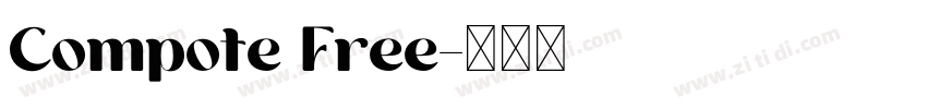 Compote Free字体转换